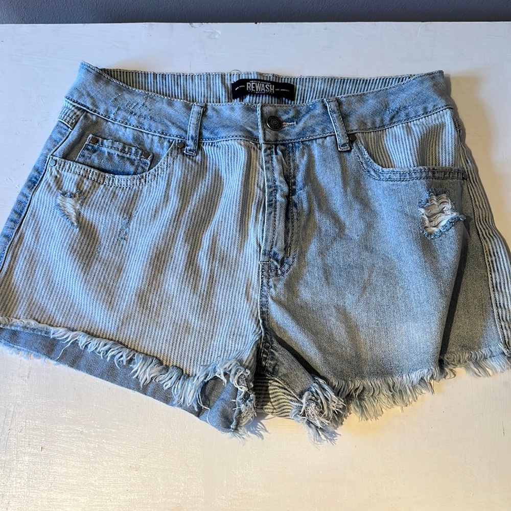 Striped and Solid Shorts